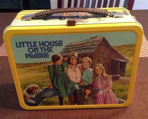 little house on the prarie metal lunchbox|little house prairie lunch box.